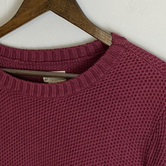 DULUTH TRADING CO Mens Red Knit Worth Long Sleeve Sweater Size XXL Preppy Warm - Picture 3 of 9